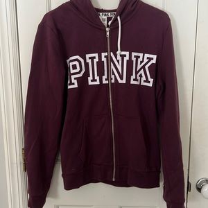 Womens VS PINK Zip Up